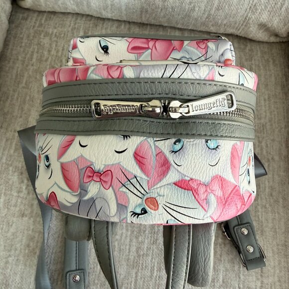 Loungefly Disney Aristocats Marie AOP Mini Backpack main image 4